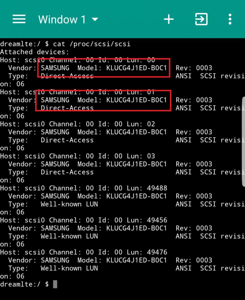 ตัวอย่างผลการทดสอบจาก XDA Developers