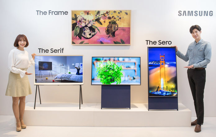 Samsung Vertical TV