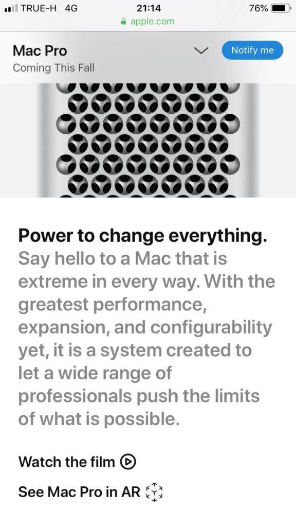 mac pro ar