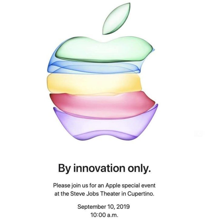 Invite Card Apple 10 Sep 2019