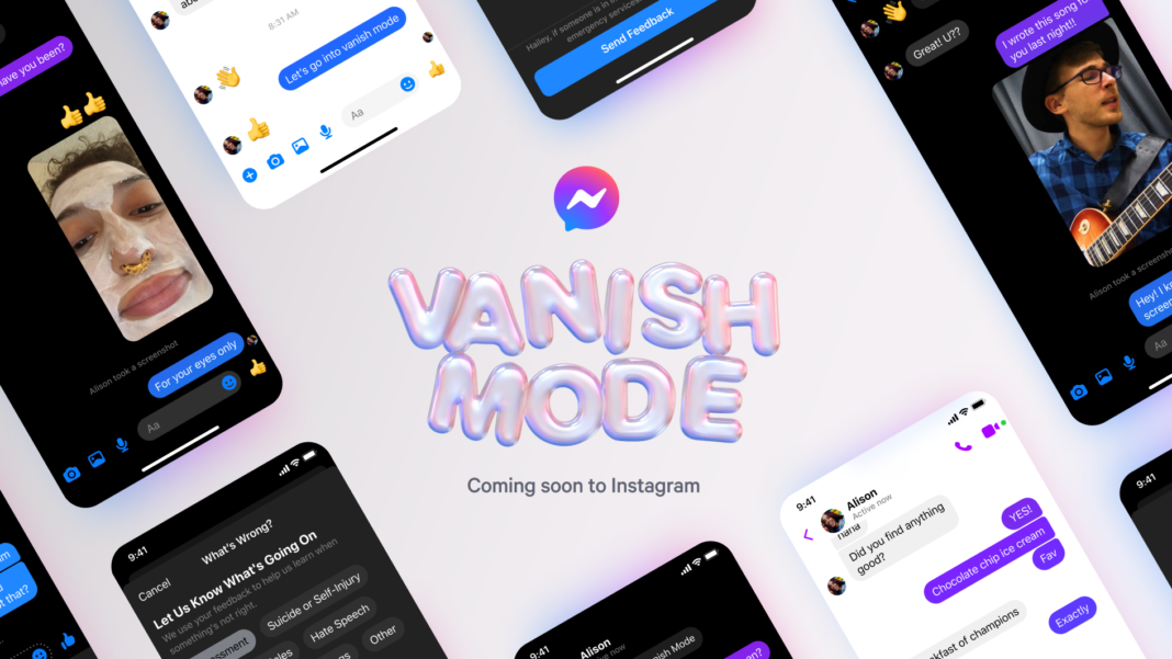 Facebook Messenger Vanish Mode